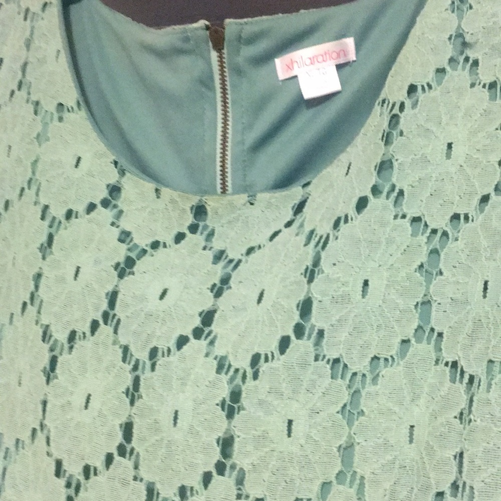 Exhilaration baby aqua dress